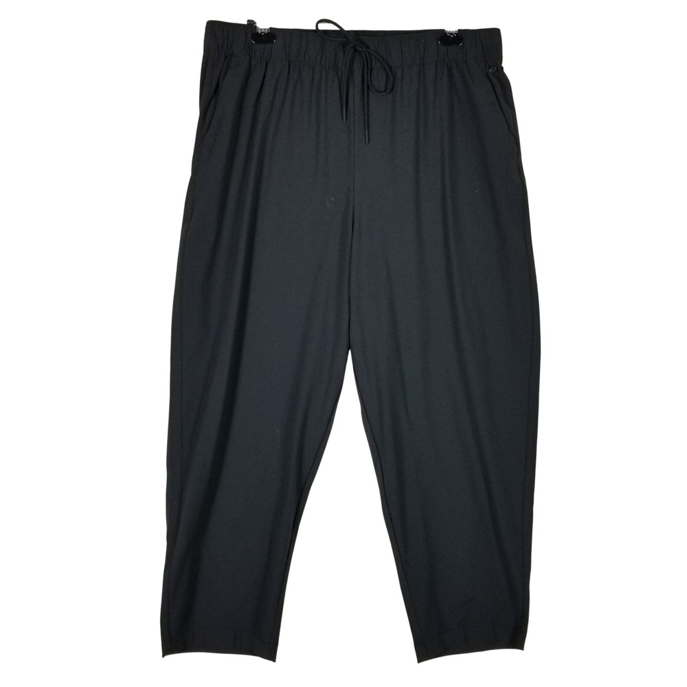 Calia Nyluxe Barrel Pants Womens XL Black Journey Collection Mid-Rise WAX32245